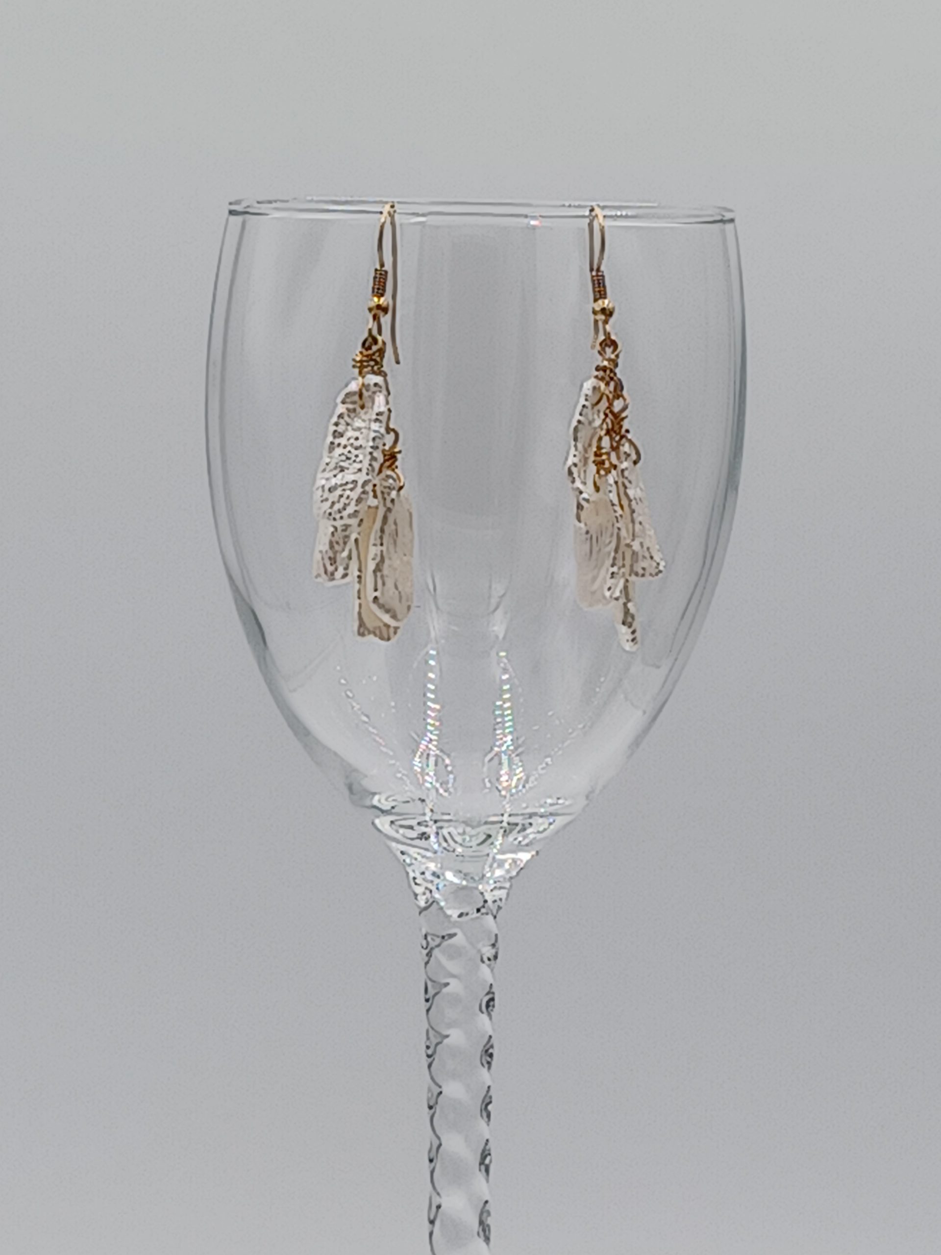 Kelsey Biwa Pearl Earrings with Chain - Image 6