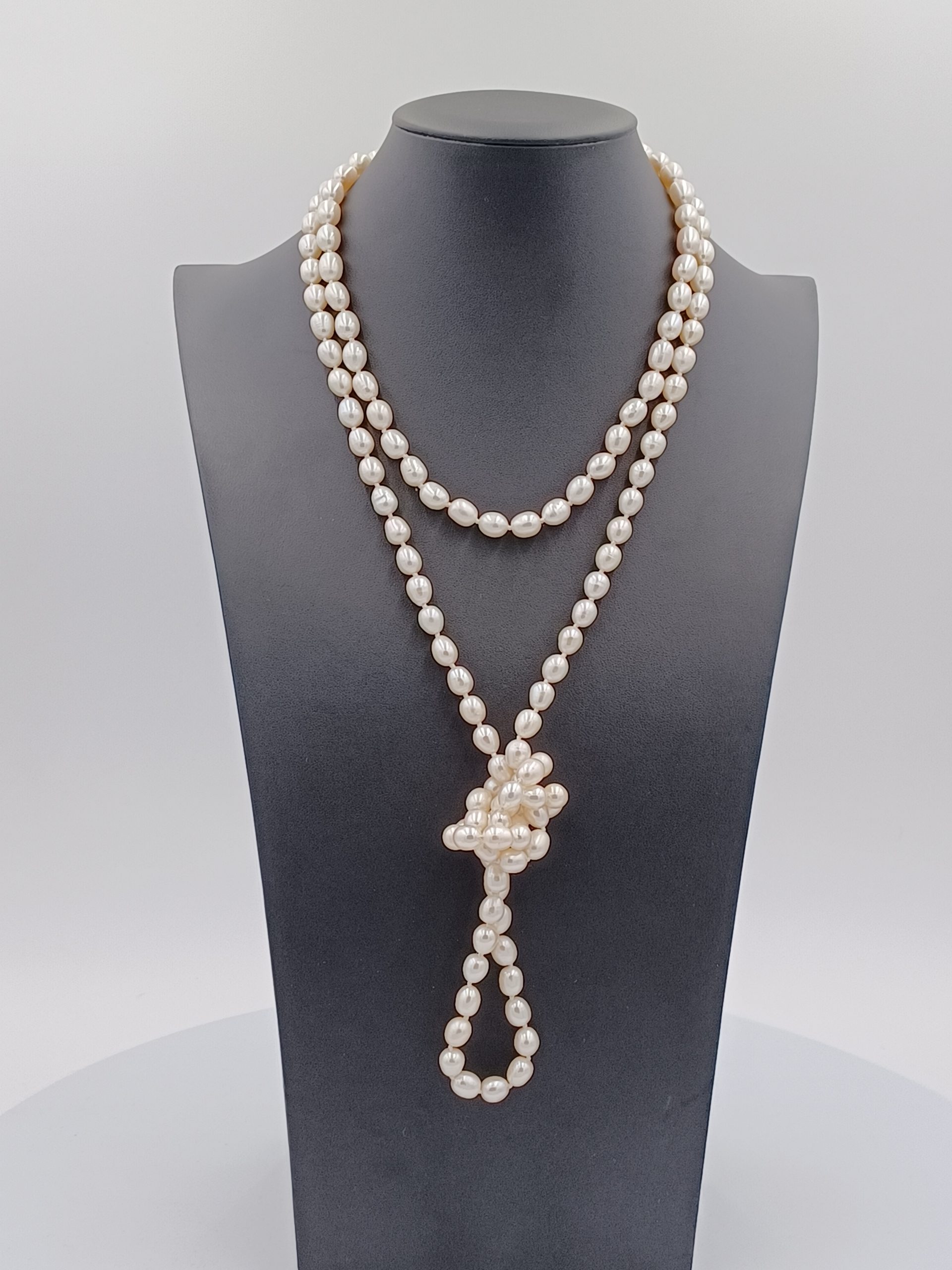 Belinda Endless Barqoue Pearl Necklace - Image 2