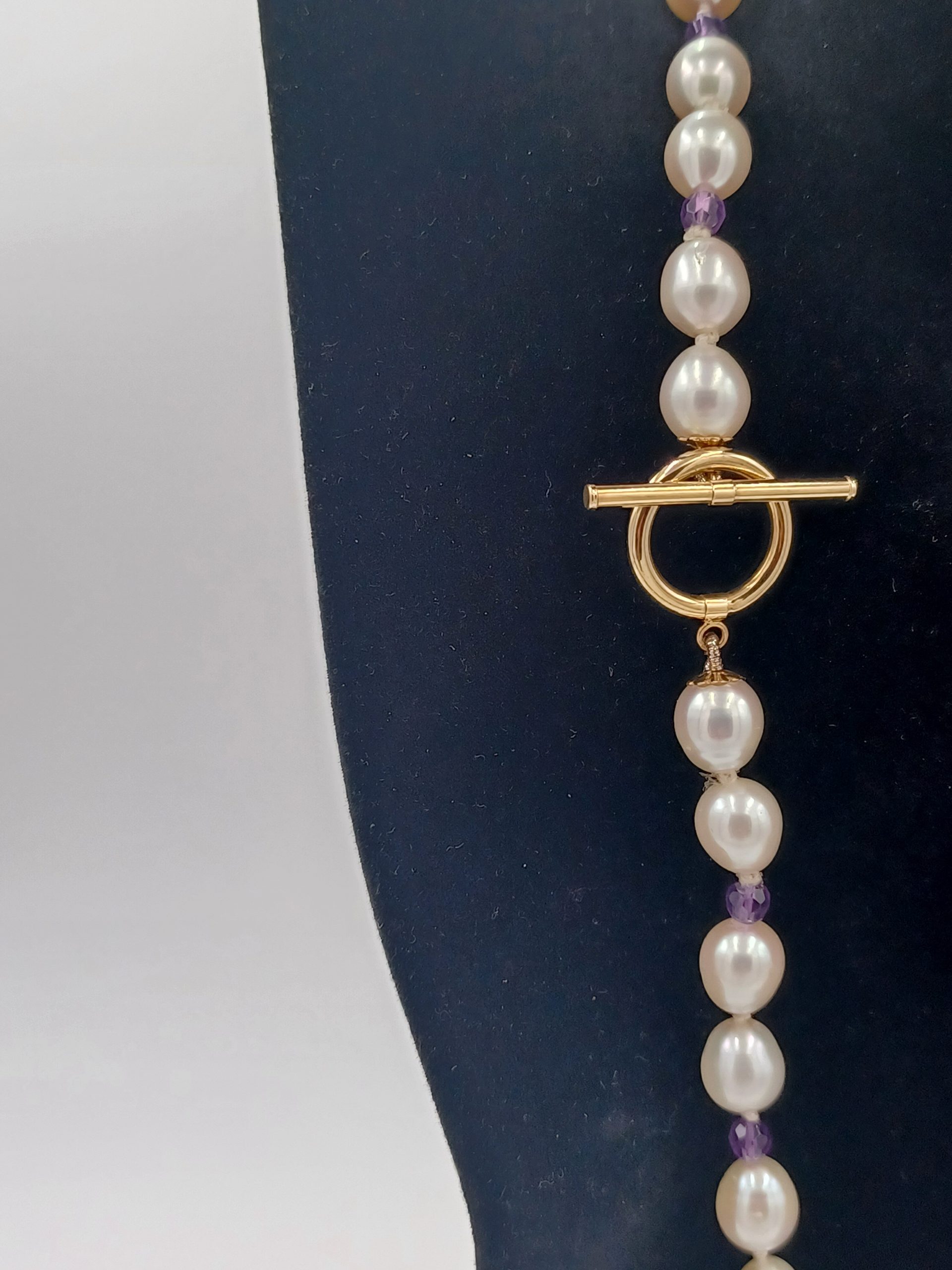 Carmen Baroque Pearl & Austrian Crystal Necklace - Image 6